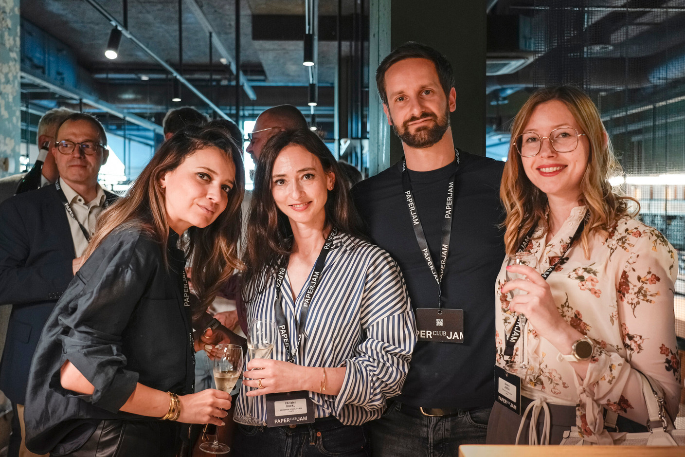 Amira Boughaleb (Aramark), Christel Duval (Schaeffer Hengel Geiben Lentz), Maxime Hassid (Sport 4 Lux) and Aurore Jurga (Cabinet de Psychologie Belair). Photo: Virginie Willemet/Vyou