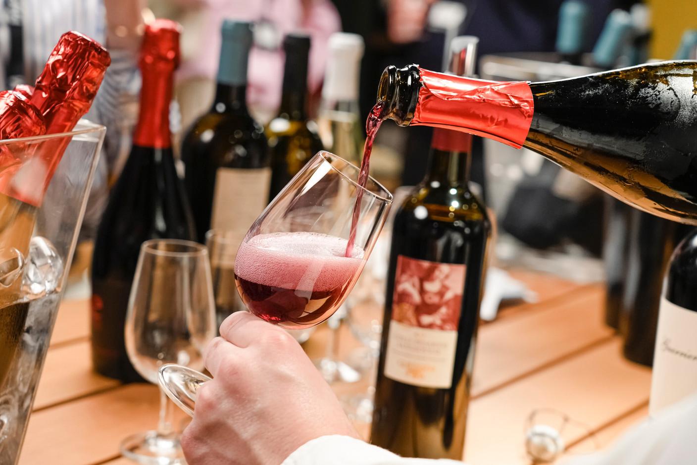 The Paperjam Tasting: Rosso & Connessione – L’Italie en rouge event took place on April 16 at Wine not? Merl. Photo: Virginie Willemet/Vyou