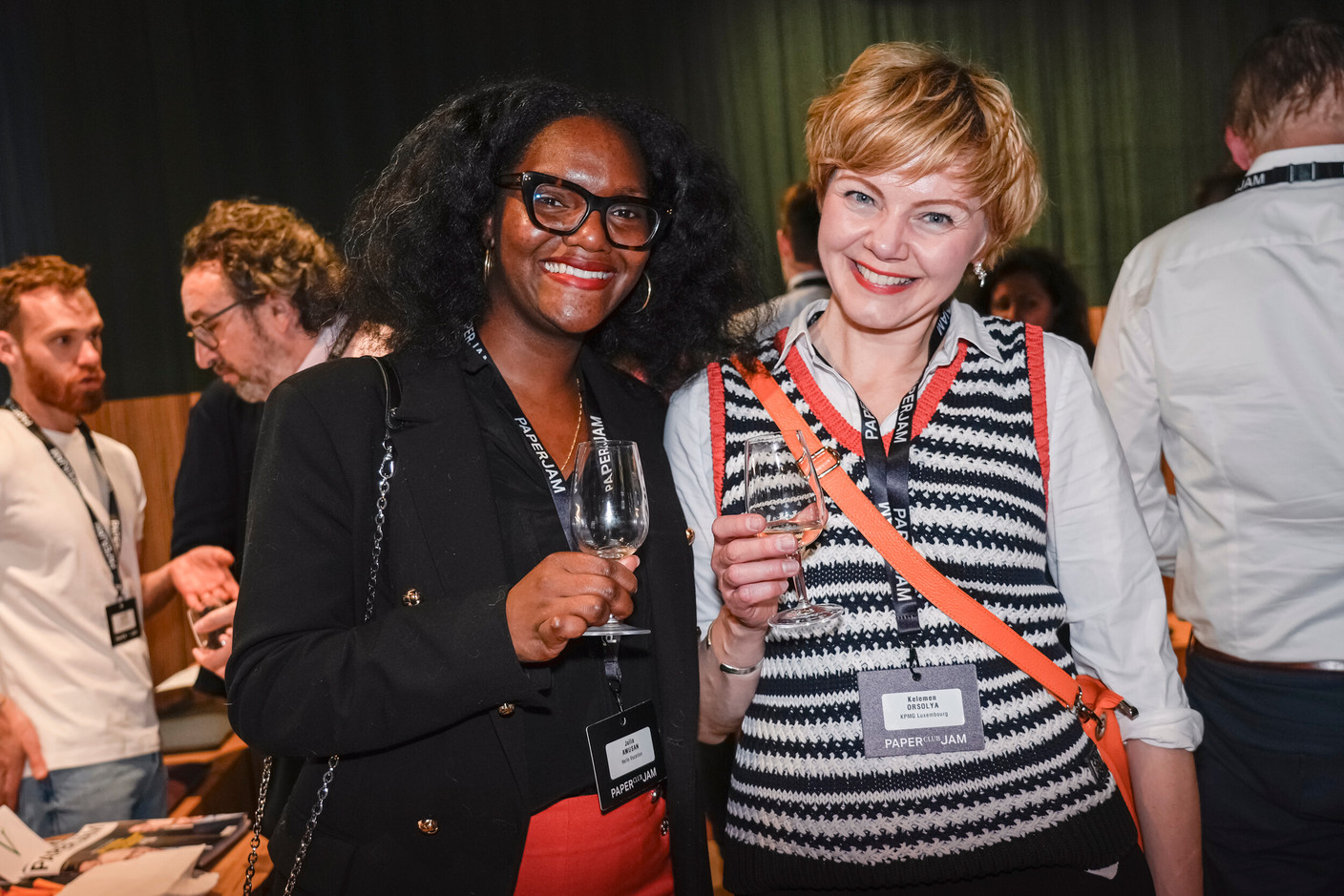 Julia Amusan (Hello Vocation) and Orsolya Kelemen (KPMG Luxembourg). Photo: Virginie Willemet/Vyou