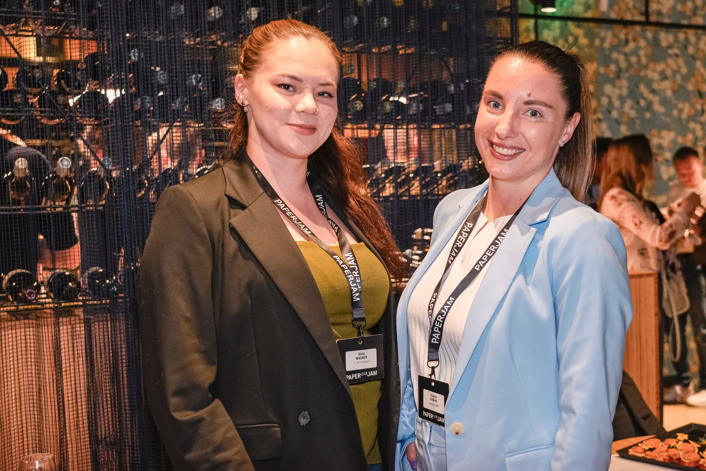 Anna Wagner (T.I.GE.R Fiduciaire) and Oksana Domina (Loyens and Loeff). Photo: Virginie Willemet/Vyou