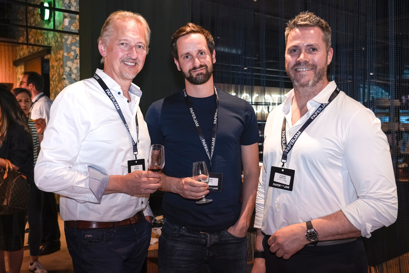 Laurent Majerus (Home-In), Maxime Hassid (Sport 4 Lux) and Frédéric Banella (Cadran Noir Luxembourg). Photo: Virginie Willemet/Vyou