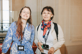 Amandine Arnould (RSecure) and Galina Beger (Trust Fiduciaire). Photo: Julian Pierrot/Paperjam
