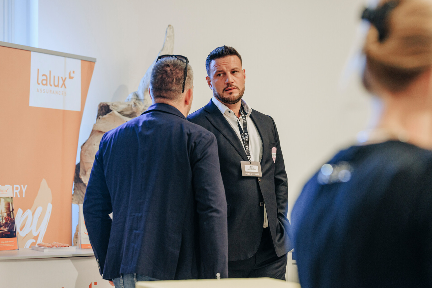 Alija Agovic (Lalux Assurances). Photo: Julian Pierrot/Paperjam