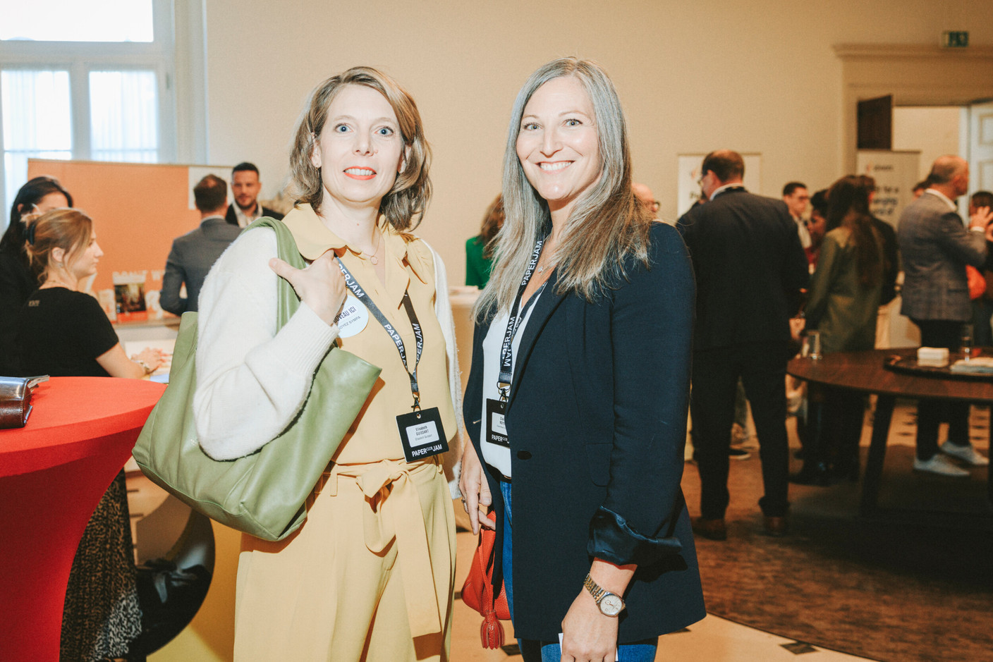 Elisabeth Guissart (CLAW) and Clair Royer (Claire Royer Ceramics). Photo: Julian Pierrot/Paperjam