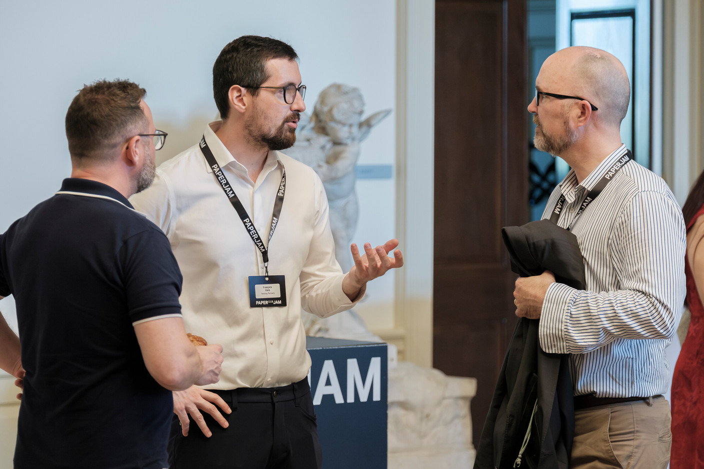 François Haie (Tenzing Partners) and Xavier Roblin (Baloise Group Luxembourg). Jan Hanrion/Paperjam