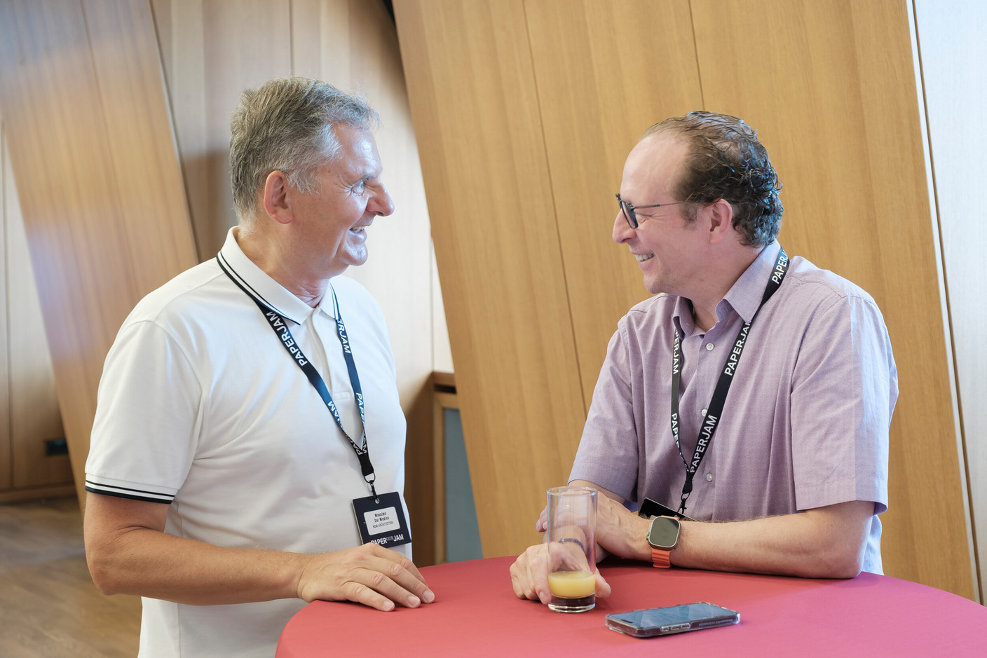 Massimo Del Medico (DM Architectura) and Olivier Calin (FECC Promotions). Jan Hanrion/Paperjam