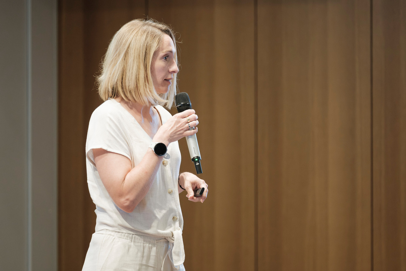 Caroline Dervaux (SD Worx). Jan Hanrion/Paperjam
