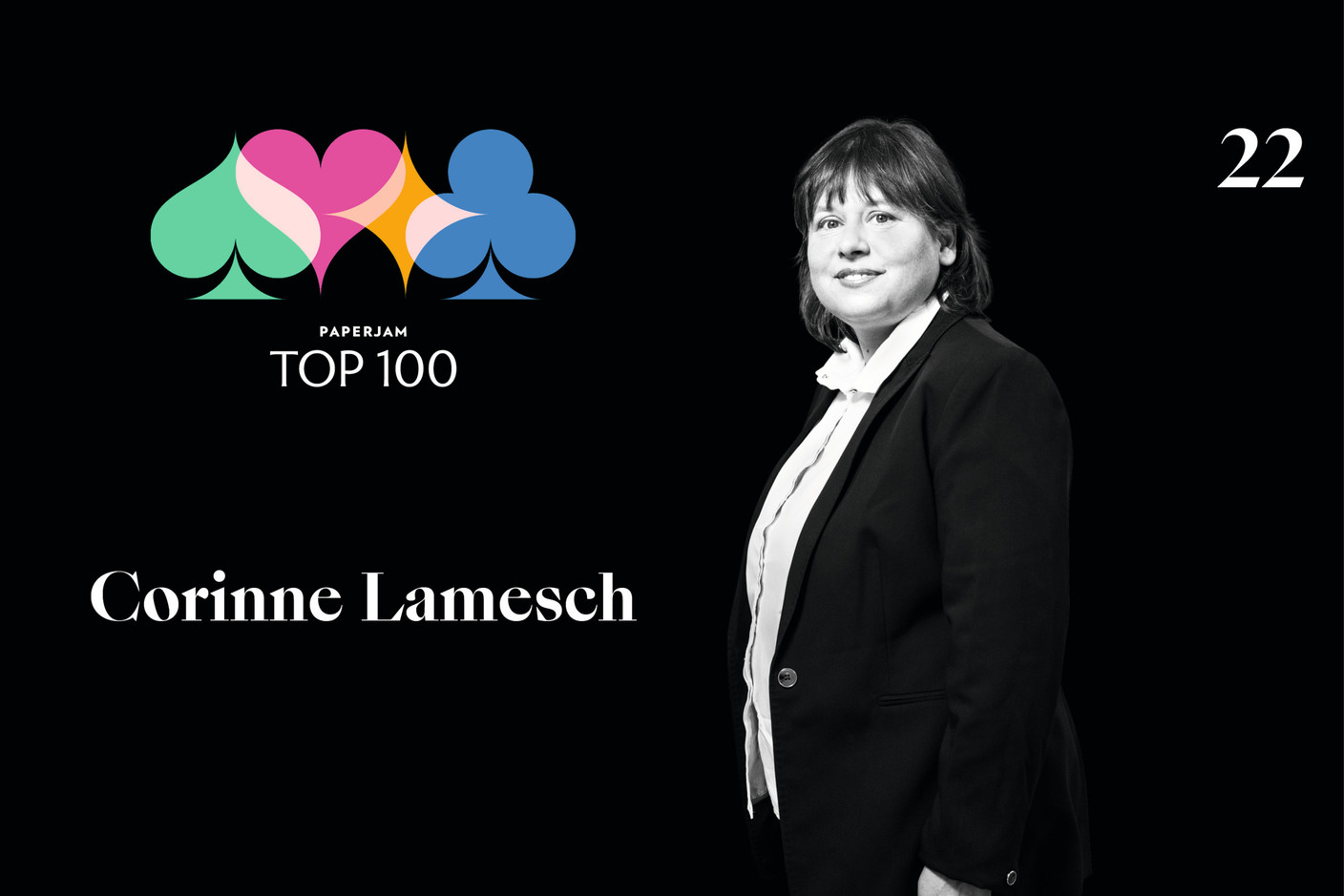 Corinne Lamesch, 22e du Paperjam Top 100 2020. (Illustration: Maison Moderne)