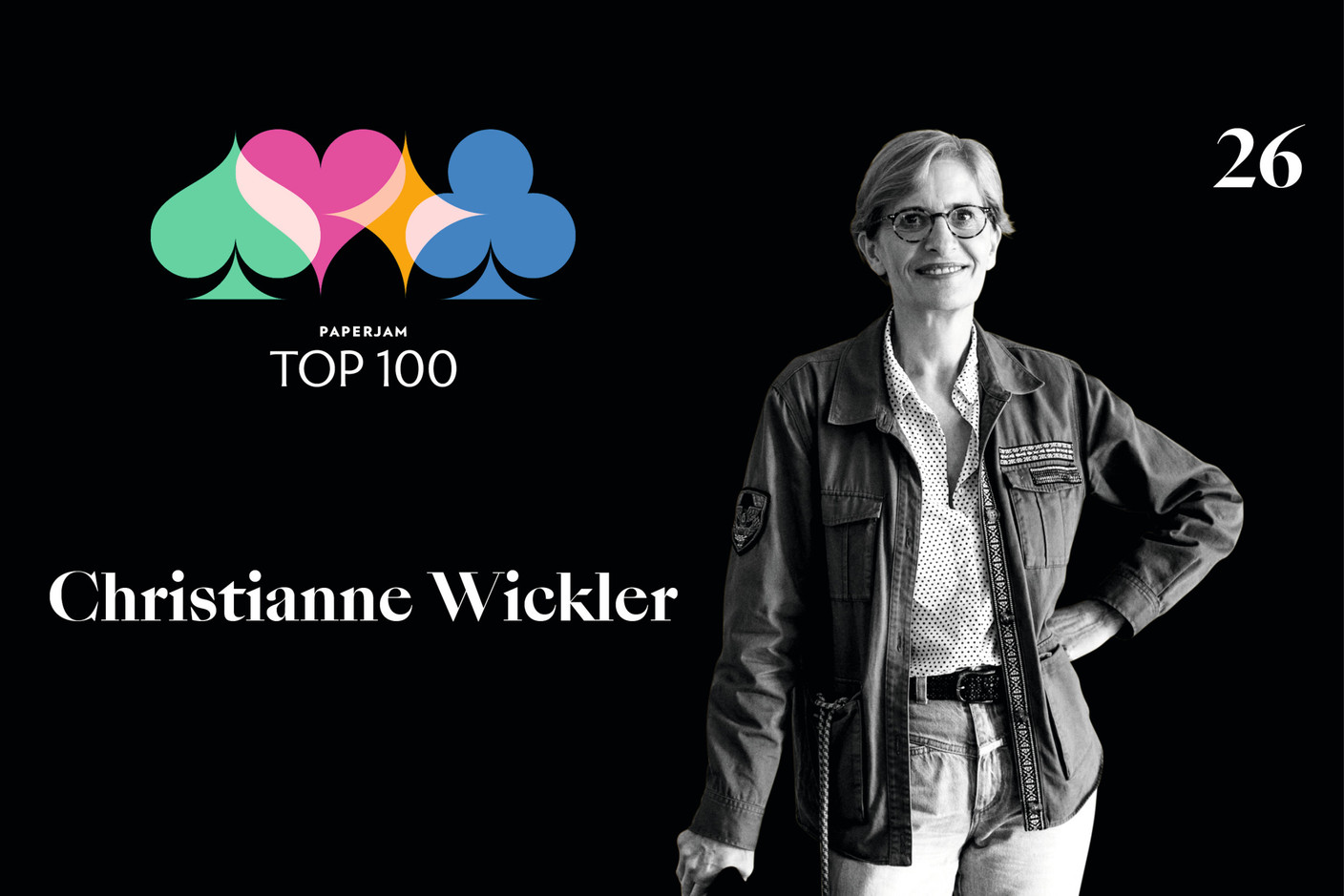 Christianne Wickler, 26e du Paperjam Top 100 2020. (Illustration: Maison Moderne)