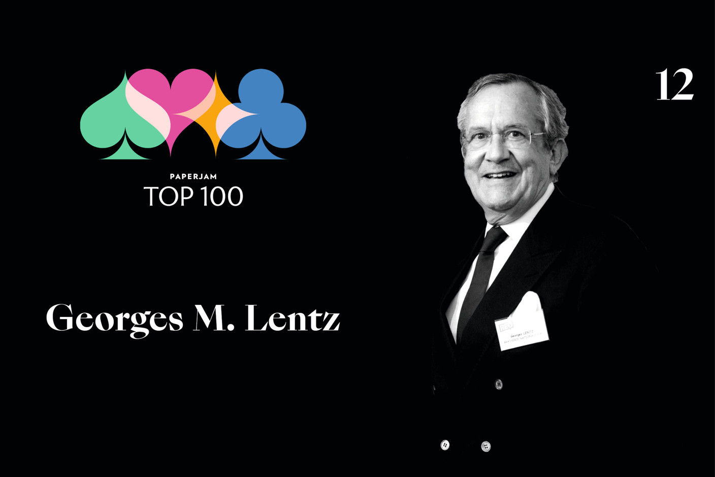 Georges Lentz, 12e du Paperjam Top 100 2020. (Illustration: Maison Moderne)