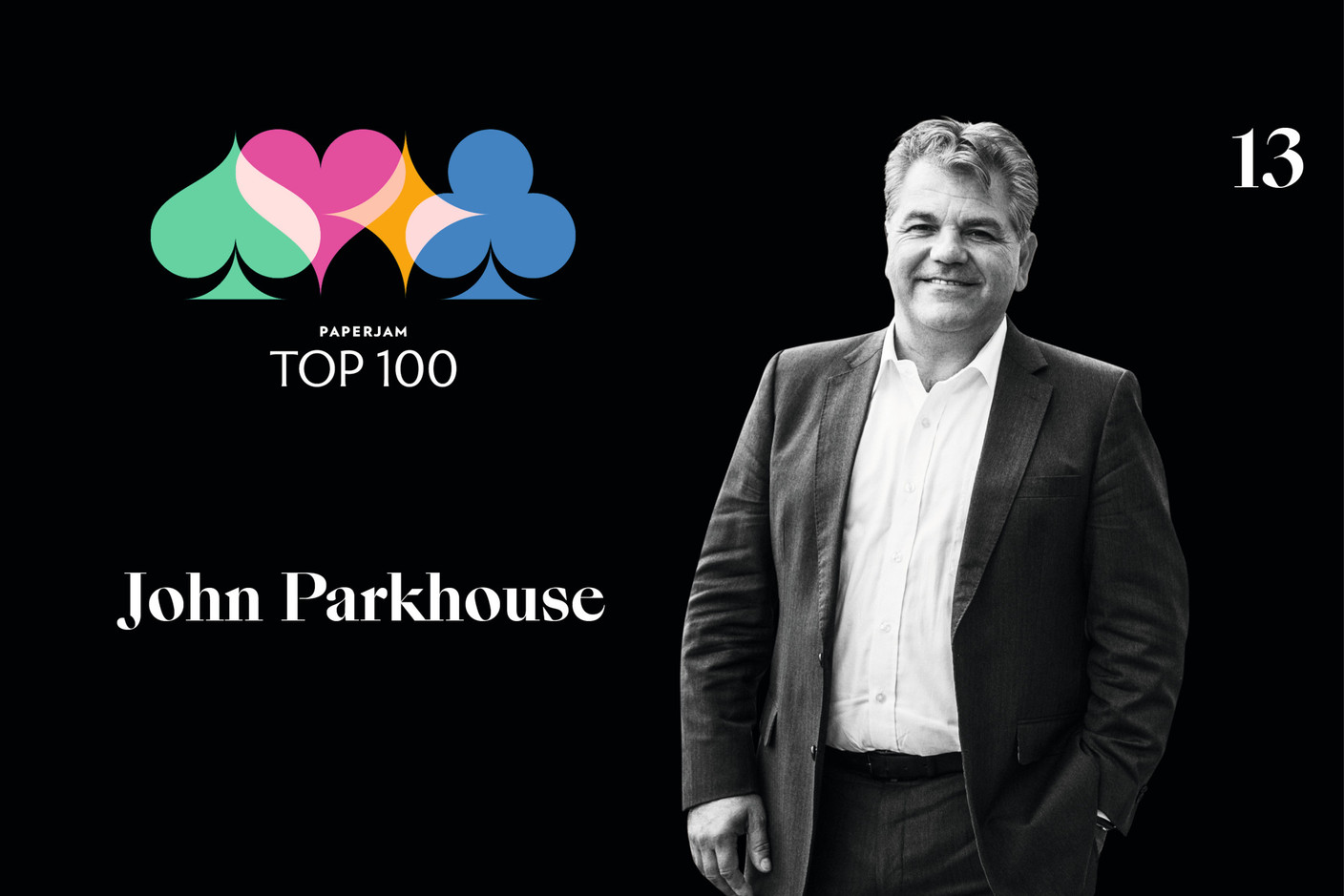 John Parkhouse, 13e du Paperjam Top 100 2020. (Illustration: Maison Moderne)