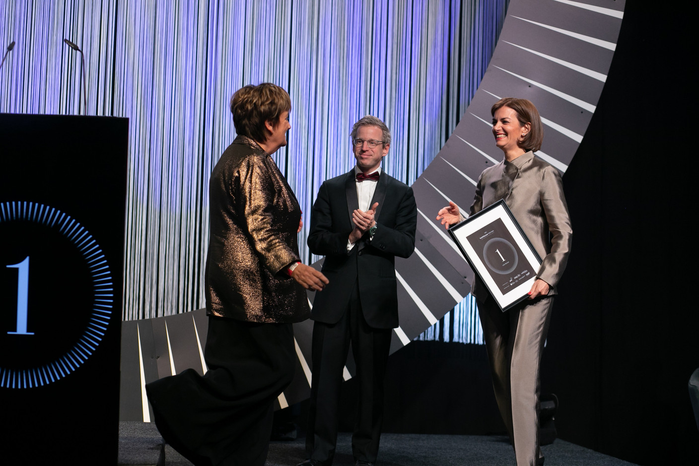 Michèle Detaille, François Mousel et Julie Becker. (Photo: Matic Zorman/Maison Moderne)