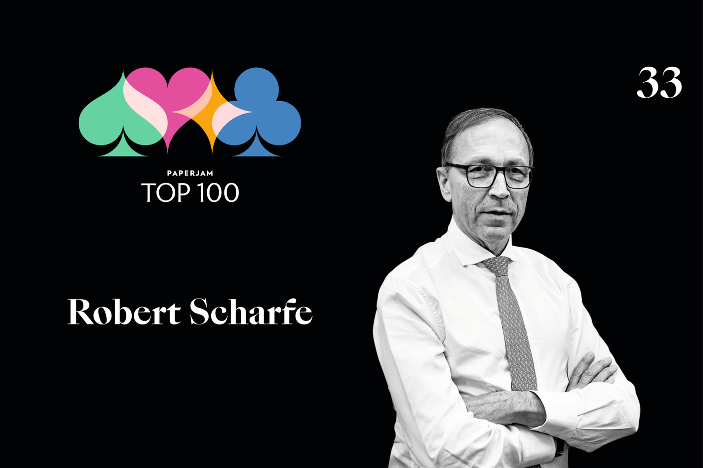 Robert Scharfe, 33e du Paperjam Top 100 2020. (Illustration: Maison Moderne)