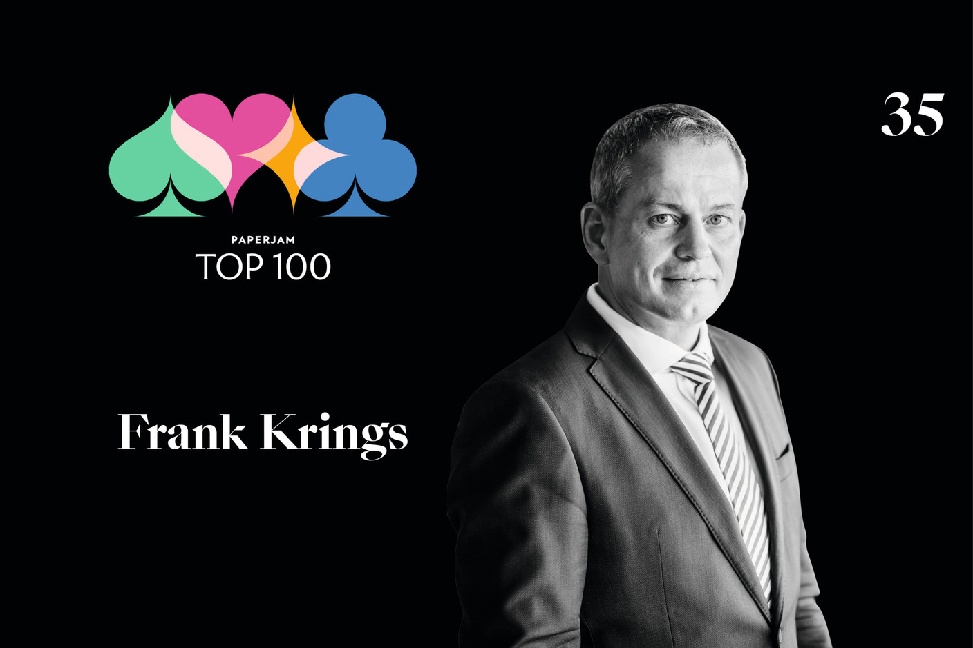Frank Krings, 35e du Paperjam Top 100 2020. (Illustration: Maison Moderne)