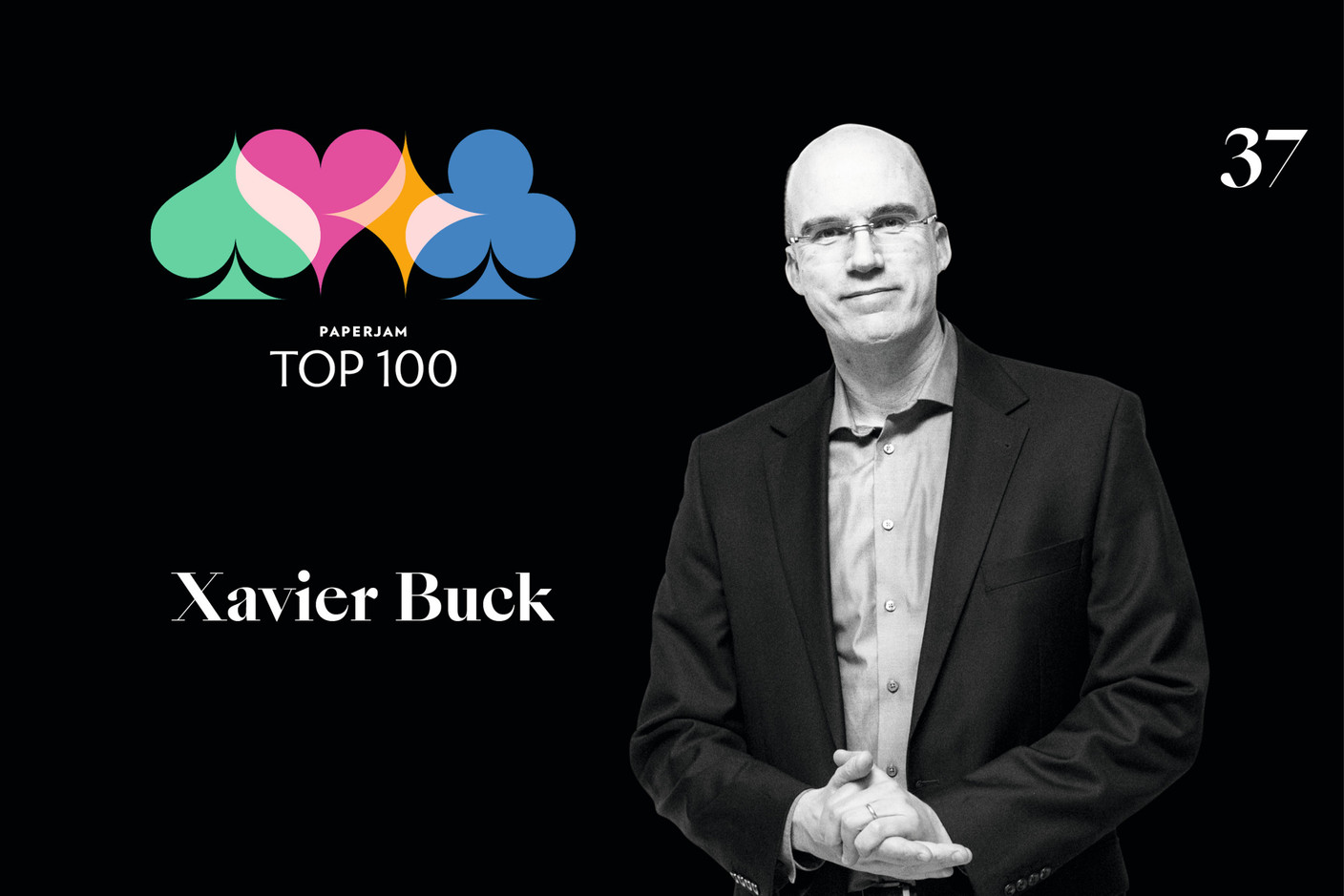 Xavier Buck, 37e du Paperjam Top 100 2020. (Illustration: Maison Moderne)