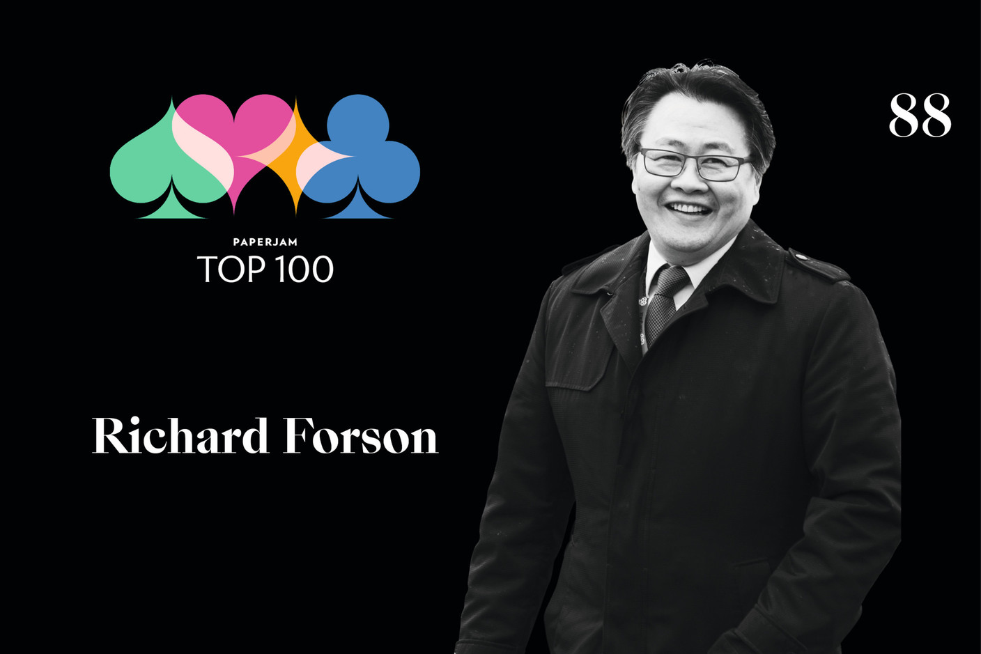Richard Forson, n°88 du Paperjam Top 100 2020. (Illustration: Maison Moderne)