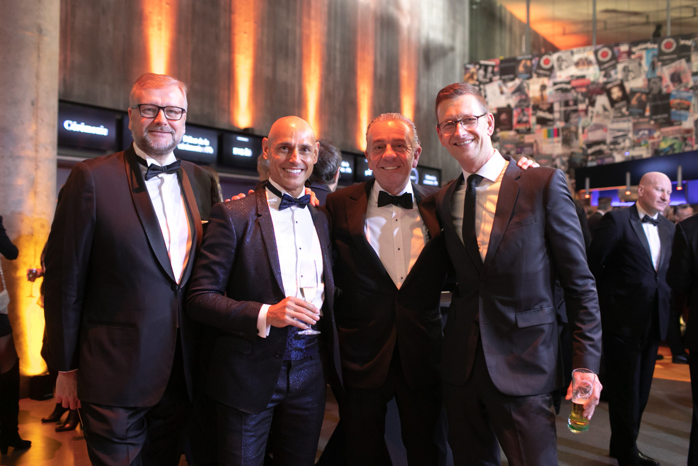 François Génaux (PwC), Luca Derlin (Deutsche Bank), Bob Kneip (Kneip Management) et Olivier Carré (PwC). (Photo: Matic Zorman/Maison Moderne)