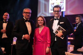 Mike Koedinger (Maison Moderne) et Corinne Cahen (ministre de la Famille et de l’Intégration, et ministre à la Grande Région). (Photo: Matic Zorman/Maison Moderne)