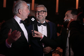 Bob Kneip (Kneip Management) et Mike Koedinger (Maison Moderne). (Photo: Matic Zorman/Maison Moderne)