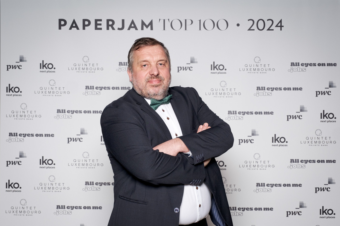 Fabian Demoulin (Ease) at the Paperjam Top 100, held at the Rockhal, 10 December 2024. Photo: Pancake! Photography