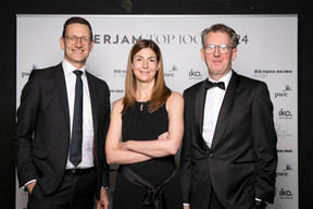 Olivier Carré (PwC), Francesca Prym (UBS) et Gregory Prym. (Photo: Pancakes/Studion Photography)