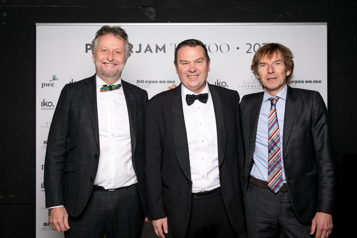 Georges Bock (Moniflo), René Winkin (Fedil) et Claude Wagner (Batipro Matériaux). (Photo: Pancakes/Studion Photography)