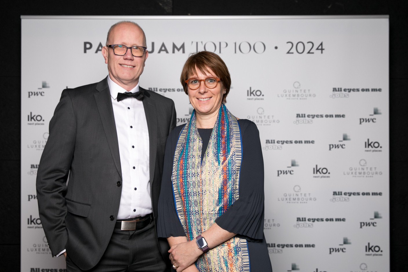 Frank Halmes (Luxembourg Air Rescue) et Claudia Halmes-Coumont (La Luxembourgeoise-Vie). (Photo: Pancakes/Studion Photography)