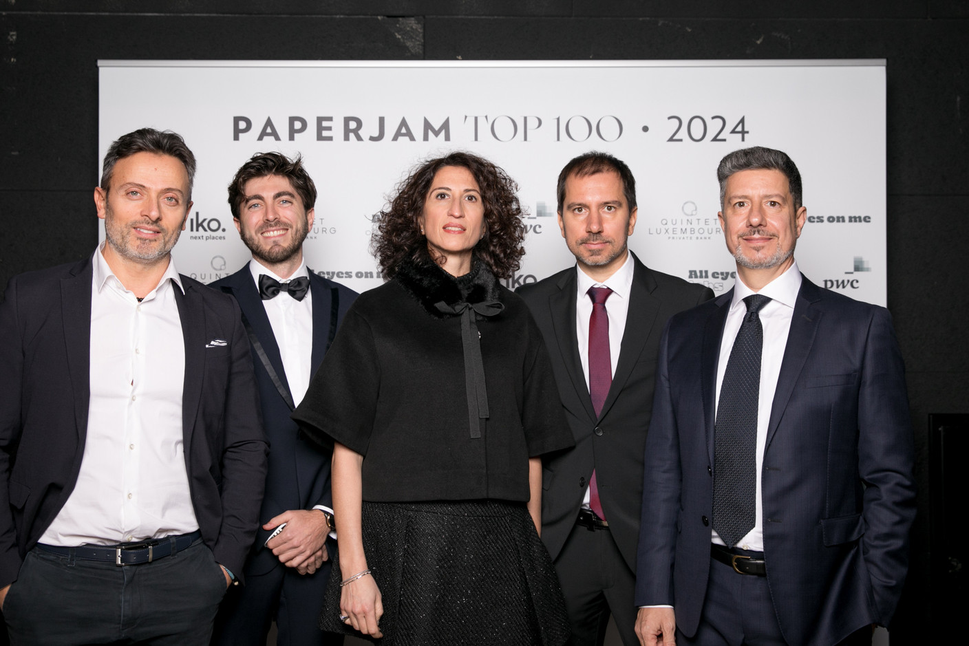 Livio Gambardella (BDO), Paride Di Somma, Ornella Rogata, Alexey Rybakov et lberto Morpurgo (Tacticum Investments). (Photo: Pancakes/Studion Photography)