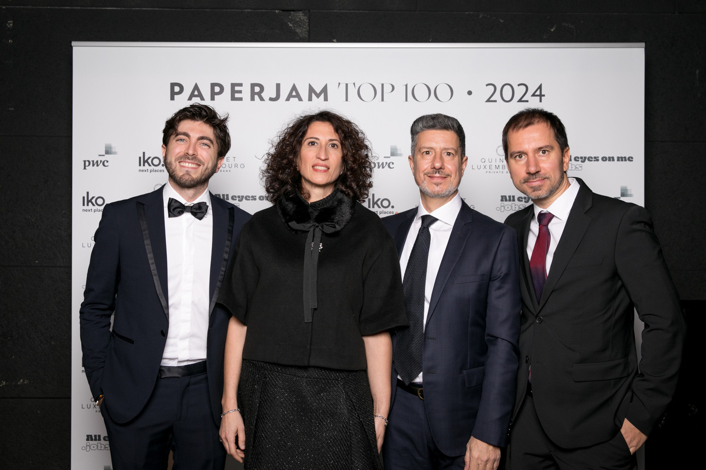 Paride Di Somma, Ornella Rogata, Alexey Rybakov et
lberto Morpurgo (Tacticum Investments) (Photo: Pancakes/Studion Photography)