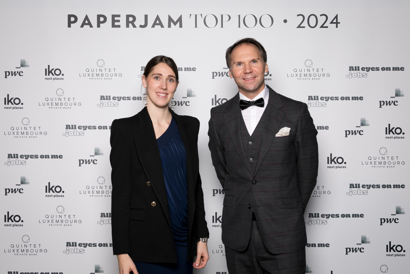 Ama Annika Grobecker (Emotional Inspiration) et Stanislas Dutreil (LHH). (Photo: Pancakes/Studion Photography)