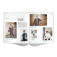 Outfits made up of unique pieces… Laurent Gayet’s style.  (Photos: Patricia Pitsch)