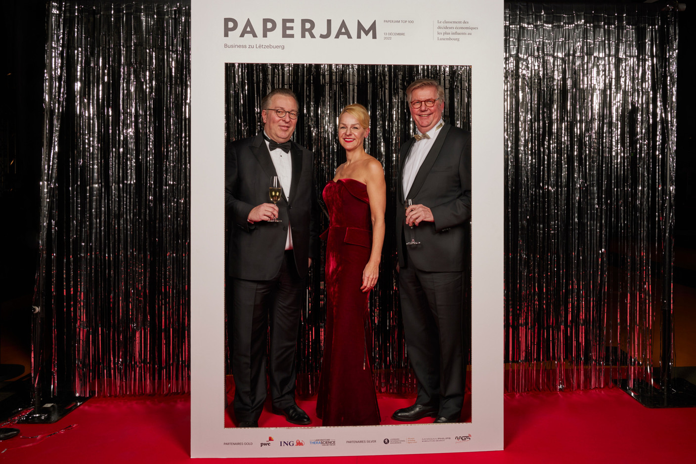 Patrick Hansen, Jana App-Sandering et Gilles Reinert (Luxaviation). (Photo: Eric Devillet/Maison Moderne)