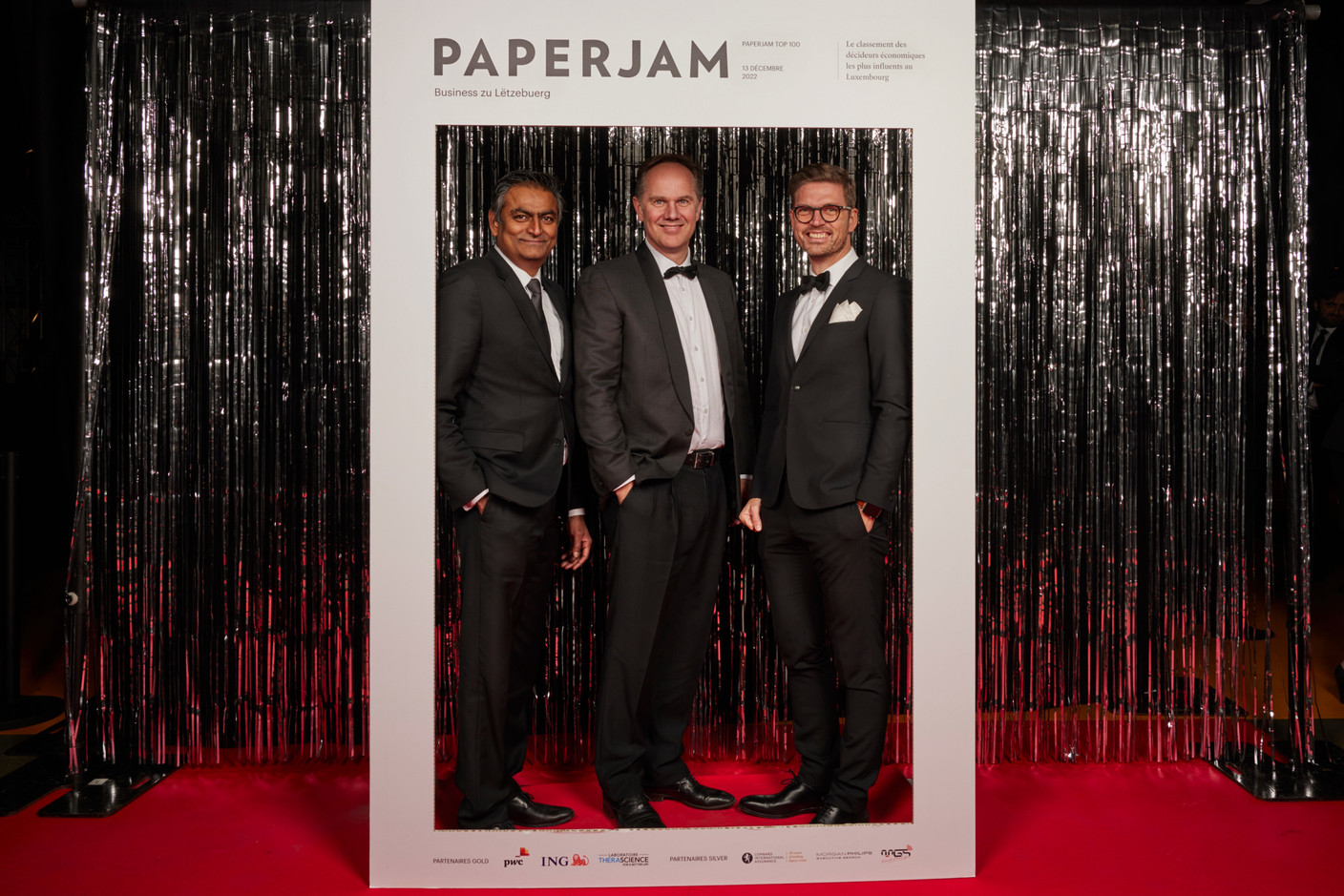 Anand Pattabiraman (Esgwize), Robert Van Kerkhoff (BNP Paribas) et Bruno Van de Vloet (Advisory Key). (Photo: Eric Devillet/Maison Moderne)