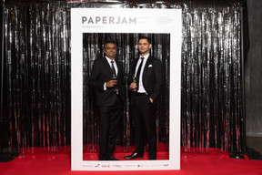 Anand Pattabiraman (Esgwize) et Ray Zubairi (Maison Moderne). (Photo: Guy Wolff/Maison Moderne)