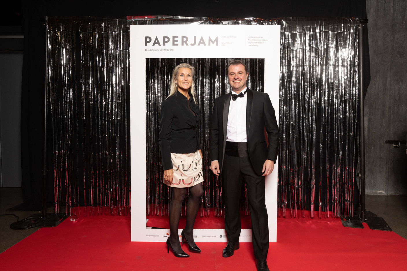 Simône Van Schouwenburg (Spuerkeess) et Emanuele Vignoli (HSBC). (Photo: Guy Wolff/Maison Moderne)