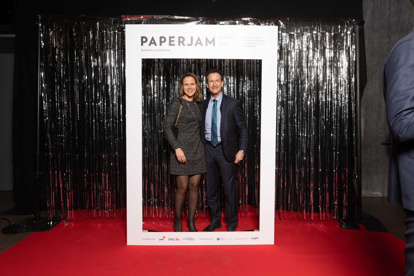 Cécile Thelen-Jérouville et Carlo Thelen (Chambre de Commerce). (Photo: Guy Wolff/Maison Moderne)