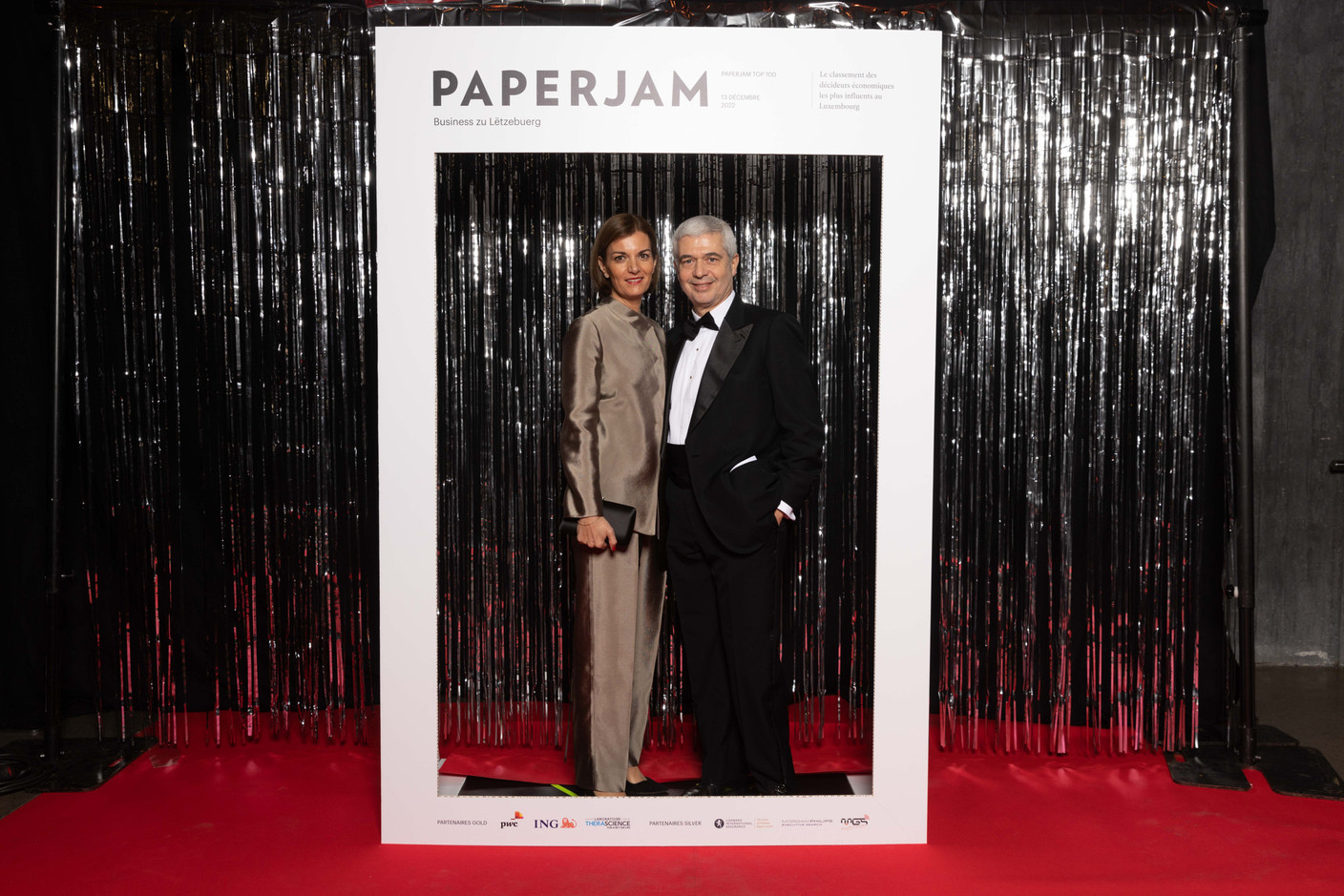 Julie Becker (Bourse de Luxembourg) et Daniel Cardoso. (Photo: Guy Wolff/Maison Moderne)