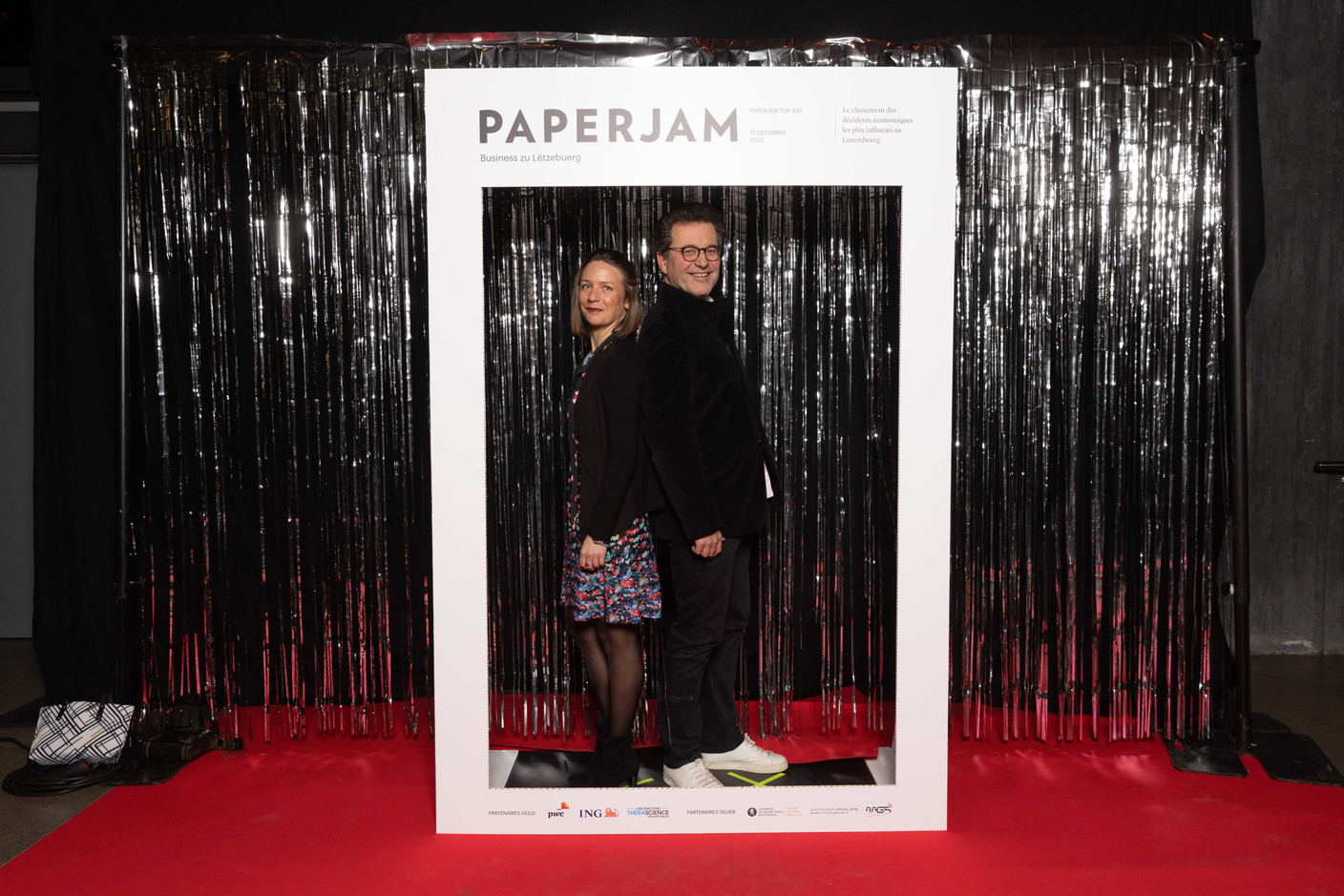 Geneviève Krol et Jean-Louis Zeien (Fairtrade Lëtzebuerg). (Photo: Guy Wolff/Maison Moderne)
