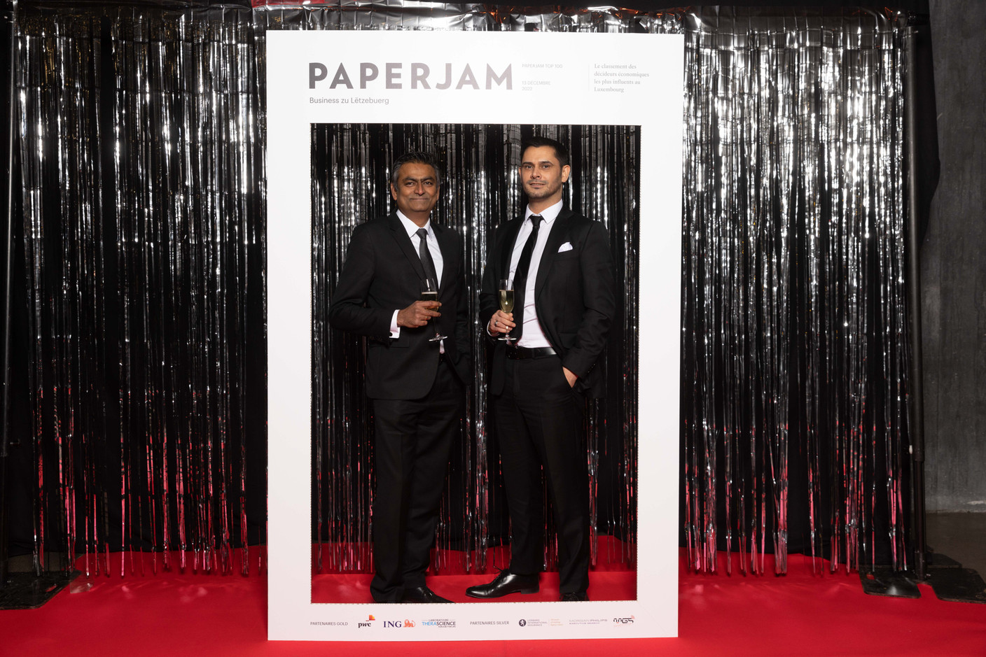Anand Pattabiraman (Esgwize) et Ray Zubairi (Maison Moderne). (Photo: Guy Wolff/Maison Moderne)