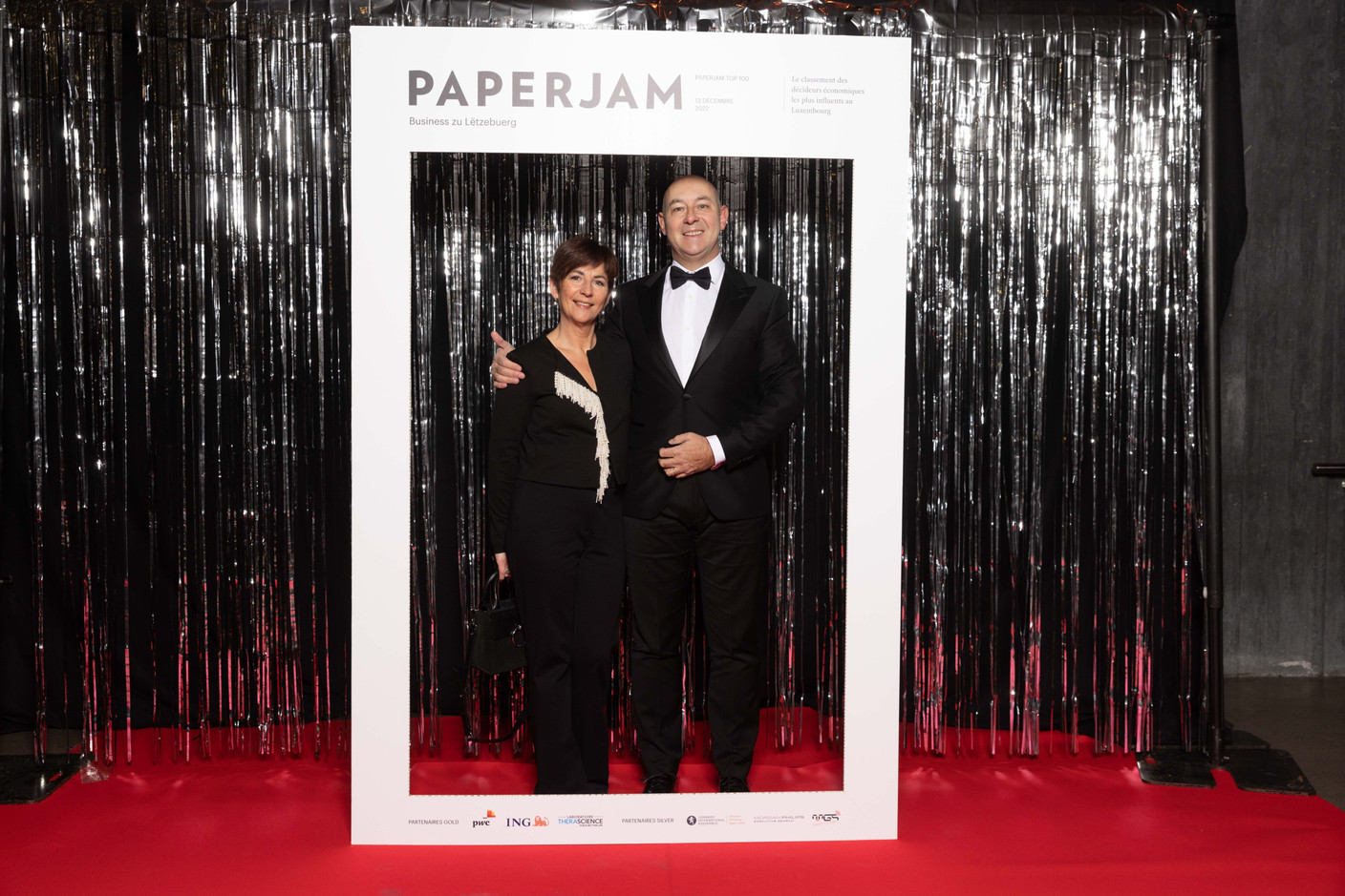 Nadine Collet et Philippe Seyll (Clearstream Banking). (Photo: Guy Wolff/Maison Moderne)