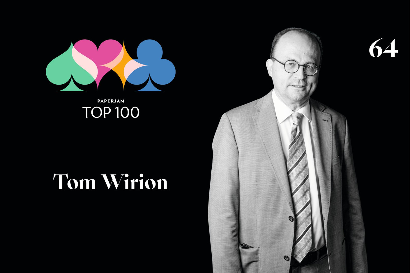 Tom Wirion, 64e du Paperjam Top 100. (Illustration: Maison Moderne)