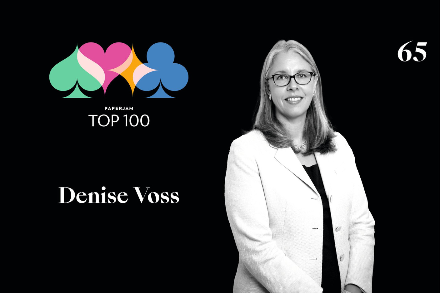 Denise Voss, 65e du Paperjam Top 100. (Illustration: Maison Moderne)