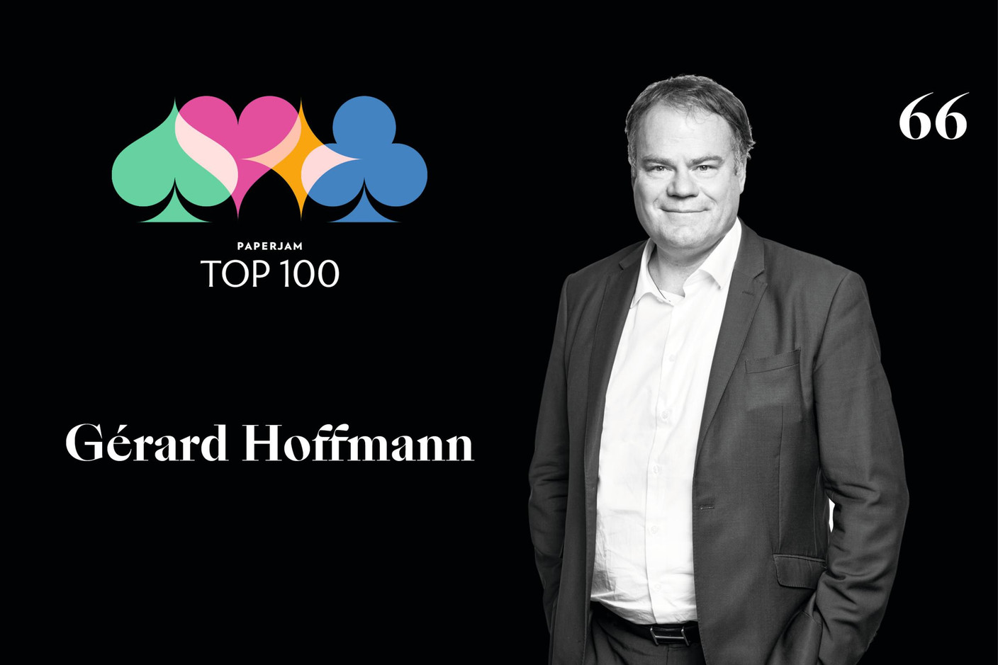 Gérard Hoffmann, 66e du Paperjam Top 100. (Illustration: Maison Moderne)