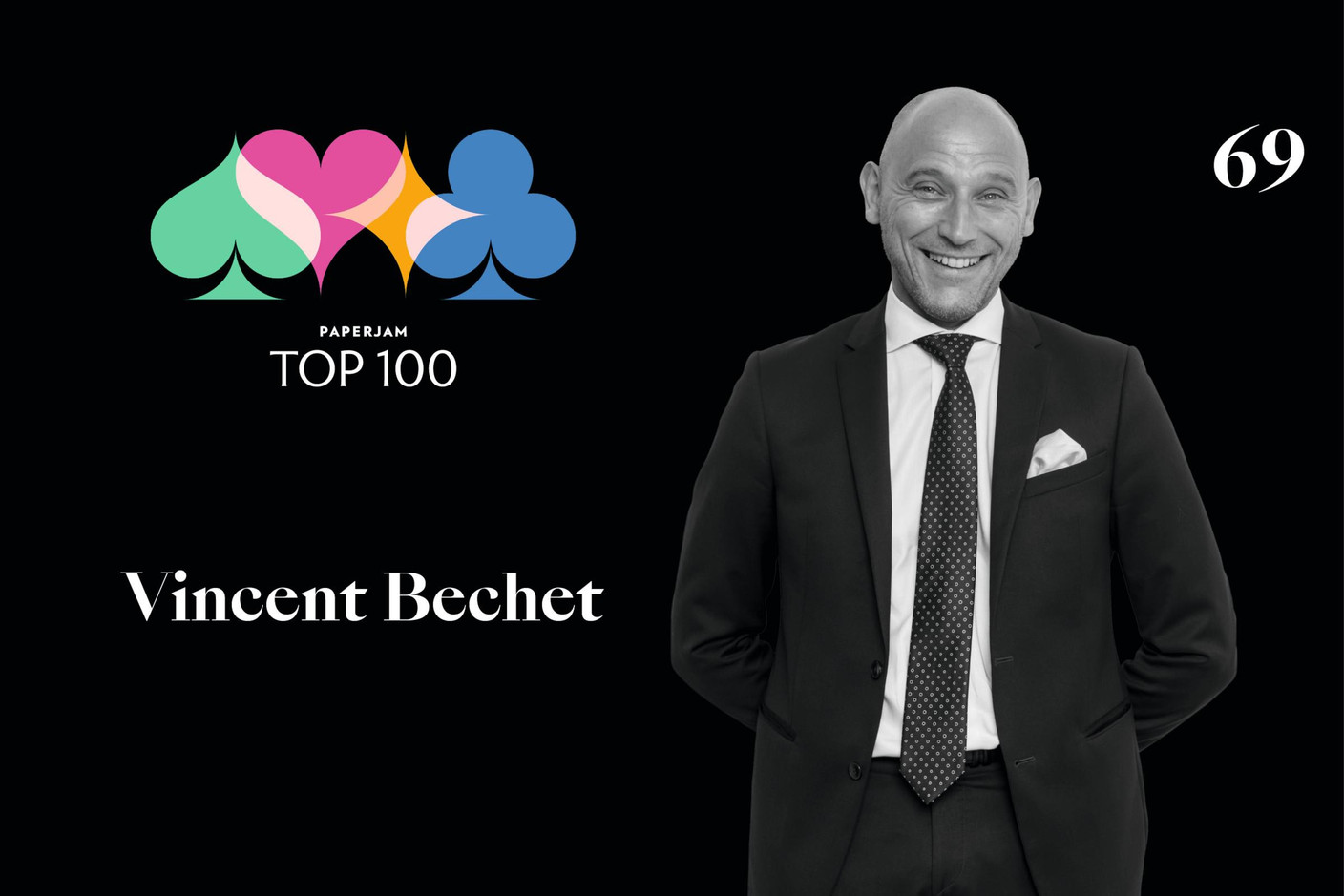 Vincent Bechet, 69e du Paperjam Top 100. (Illustration: Maison Moderne)