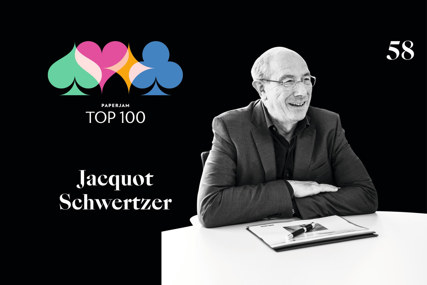 Jacquot Schwertzer, 58e du Paperjam Top 100. (Illustration: Maison Moderne)