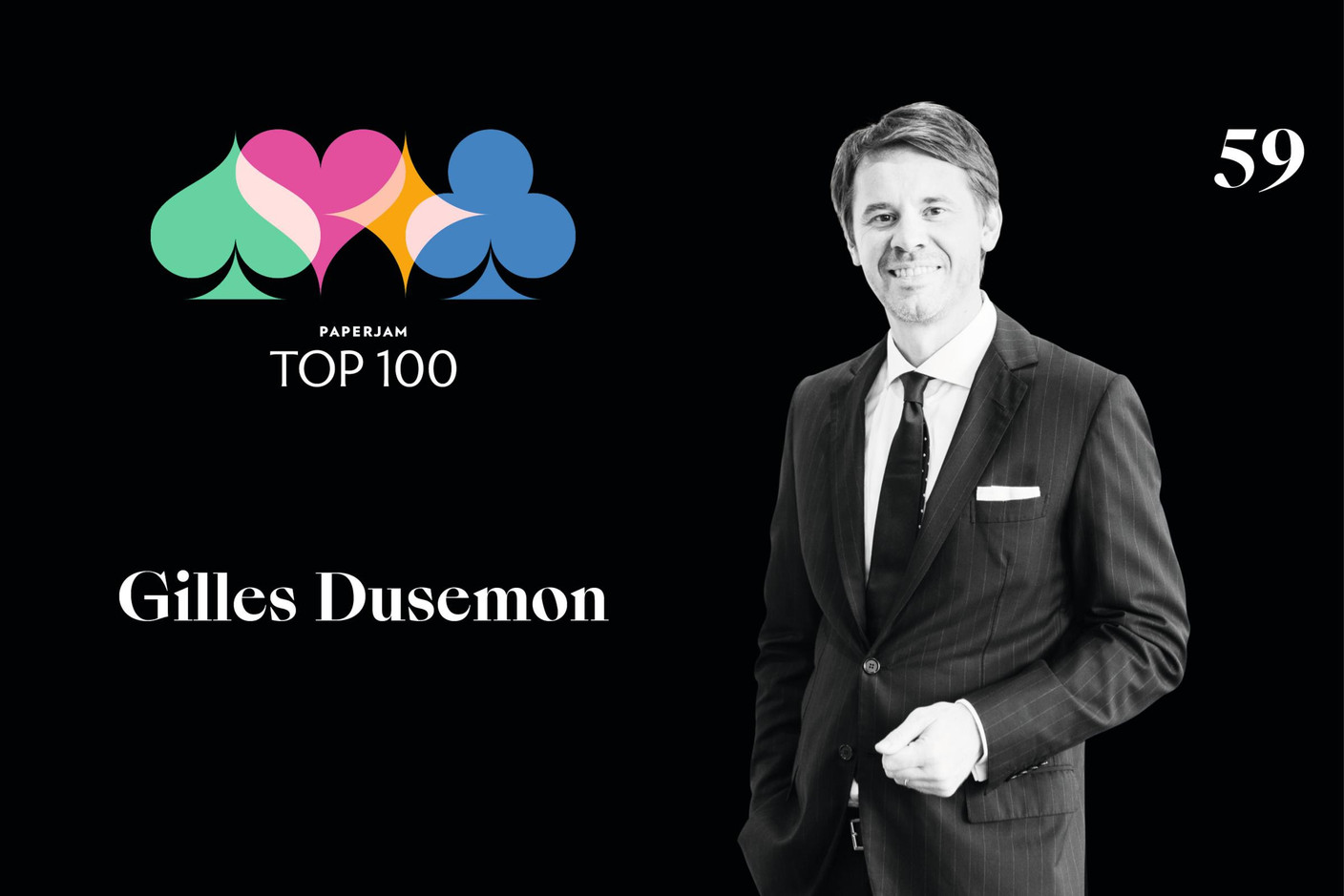Gilles Dusemon, 59e du Paperjam Top 100. (Illustration: Maison Moderne)