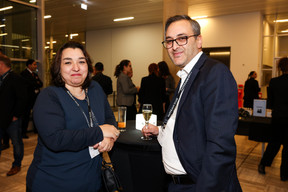 Nassera Zemmour (Hikma Solutions) et Zouhair Allaoui (DigitAll Services). (Photo: Eva Krins et Marie Russillo/MaisonModerne)