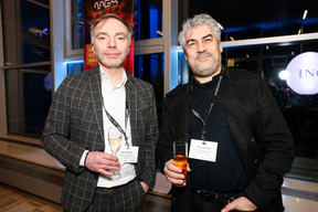Serge Linckels (ministère de l’Éducation nationale de l’Enfance et de la Jeunesse) et Thibaud Latour (Luxembourg Media & Digital Design Center GIE – LMDDC). (Photo: Eva Krins et Marie Russillo/MaisonModerne)