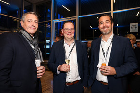 Jacques Piroux (Act Today), Jérôme Wiwinus (LALUX) et Jean-Pierre Schmit (Jemmic). (Photo: Eva Krins et Marie Russillo/MaisonModerne)