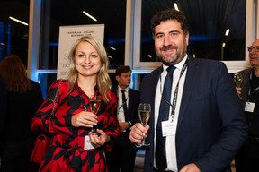 Olga Morozova (Greenworlder) et Dimitar Frangov (Advizia). (Photo: Eva Krins et Marie Russillo/MaisonModerne)